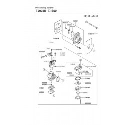 Ricambi Kawasaki per Decespugliatore Top 35U - TJ035E - 73121