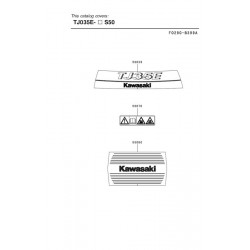 Ricambi Kawasaki per Decespugliatore Top 35U - TJ035E - 73121