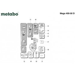 Ricambi Metabo per Compressore Mega 400-50 D