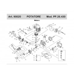 Ricambi Ama per Potatore Pruner PP.26.430 - 90020