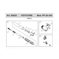 Ricambi Ama per Potatore Pruner PP.26.430 - 90020