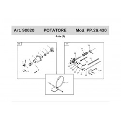 Ricambi Ama per Potatore Pruner PP.26.430 - 90020