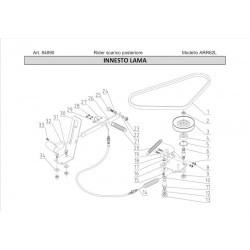 Ama Spare Parts for Lawn Tractor RIDER ARR62L - 84890