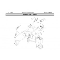 Ama Spare Parts for Lawn Tractor RIDER ARR62L - 84890