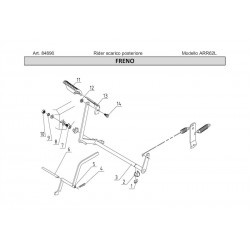 Ama Spare Parts for Lawn Tractor RIDER ARR62L - 84890
