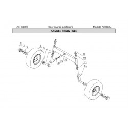 Ama Spare Parts for Lawn Tractor RIDER ARR62L - 84890