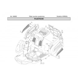 Ama Spare Parts for Lawn Tractor RIDER ARR62L - 84890