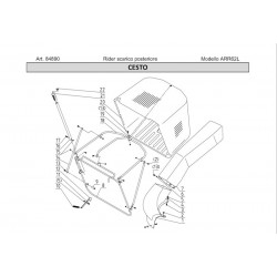 Ama Spare Parts for Lawn Tractor RIDER ARR62L - 84890