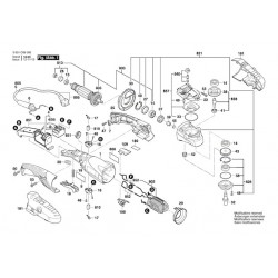 Bosch Spare Parts for Universal Angle Polisher GPO 14 CE