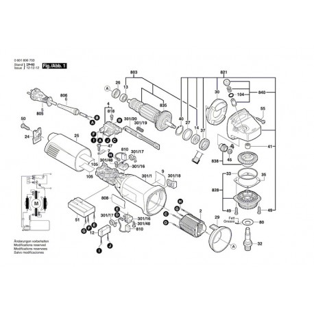Bosch Spare Parts For Angle Grinder GWS 14 150C bosch-spare-parts-for-angle-grinder-gws-14-150c