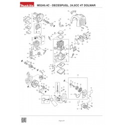 Ricambi Dolmar per Decespugliatore MS245.4C