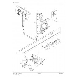 Stiga Spare Parts for Engine Brushcutter SBC 232 D (2017)