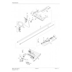 Stiga Spare Parts for Engine Brushcutter SBC 242 (2017)