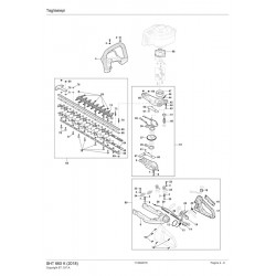 Stiga Spare Parts for Hedge Trimmer SHT 660 K