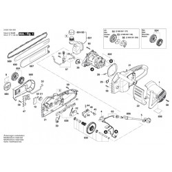 Bosch Spare Parts for Chain Saw AKE 30 S