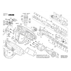 Bosch Spare Parts for Rotary Hammer PBH 2500 SRE