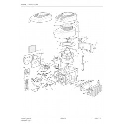 Castelgarden Spare Parts for Engine Lawnmower 142 G
