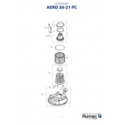 Rurmec Spare Parts for Vacuum Cleaner AERO 26-21 PC