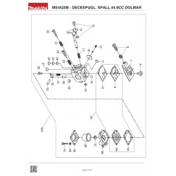 Ricambi Dolmar per Decespugliatore Spalleggiato MS4520B