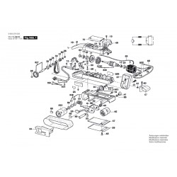 Bosch Spare Parts for Belt Sander PBS 75 - 0603270048
