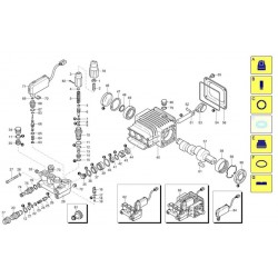 Parts for Pressure Washer ARSG PROLINER RS 11.20 TSS RLW - 23146