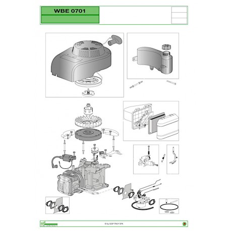 Alpina Spare Parts for Engine GGP WBE0701