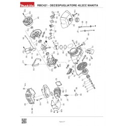 Makita Spare Parts for Bruschcutter RBC421
