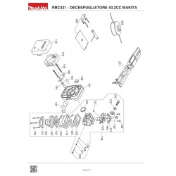 Makita Spare Parts for Bruschcutter RBC421