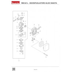 Makita Spare Parts for Engine Bruschcutter RBC421L