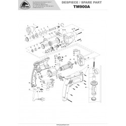 Ricambi Stayer per Trapani a Percussione TM900A - TM900AK