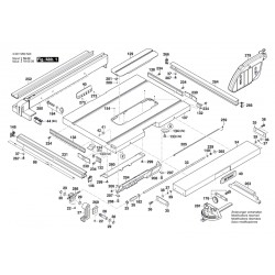 Bosch Spare Parts for Table Saw GTS 10 J - 3601M30500