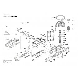 Bosch Spare Parts for High Pressure Cleaner GHP 5-75 X