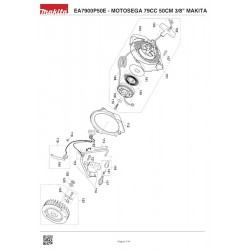 Makita Spare Parts for Chainsaw EA7900P50E