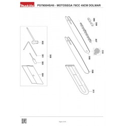 Dolmar Spare Parts for Chainsaw PS7900HS/45
