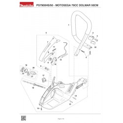 Dolmar Spare Parts for Chainsaw PS7900HS/50