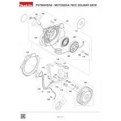 Dolmar Spare Parts for Chainsaw PS7900HS/50