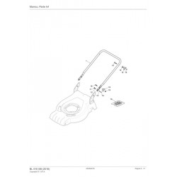 Alpina Spare Parts for Self Propelled Petrol Lawnmower BL 510 SB