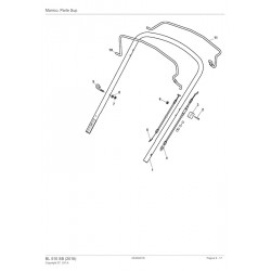 Alpina Spare Parts for Self Propelled Petrol Lawnmower BL 510 SB