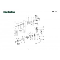 Metabo Spare Parts for Impact Drill SB 710