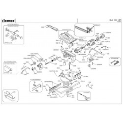Compa-OMS Professional Mitre Saw 300 JET Drawing