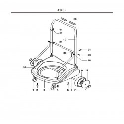 Annovi & Reverberi Parts for Wet & Dry Vacuum Cleaner AR 4300P