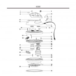 Annovi & Reverberi Parts for Wet & Dry Vacuum Cleaner AR 4300