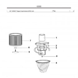 Annovi & Reverberi Parts for Wet & Dry Vacuum Cleaner AR 4300