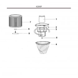 Annovi & Reverberi Parts for Wet & Dry Vacuum Cleaner AR 4200P