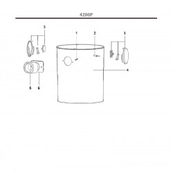 Annovi & Reverberi Parts for Wet & Dry Vacuum Cleaner AR 4200P
