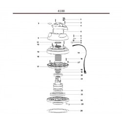 Annovi & Reverberi Parts for Wet & Dry Vacuum Cleaner AR 4100