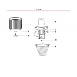 Annovi & Reverberi Parts for Wet & Dry Vacuum Cleaner AR 4100