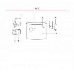 Annovi & Reverberi Parts for Wet & Dry Vacuum Cleaner AR 4100