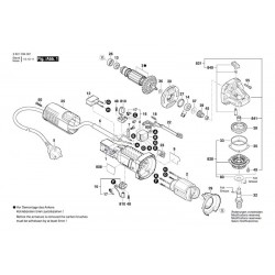 Ricambi Bosch per Smerigliatrice Angolare GWS 750