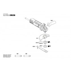 Ricambi Bosch per Smerigliatrice Angolare GWS 750